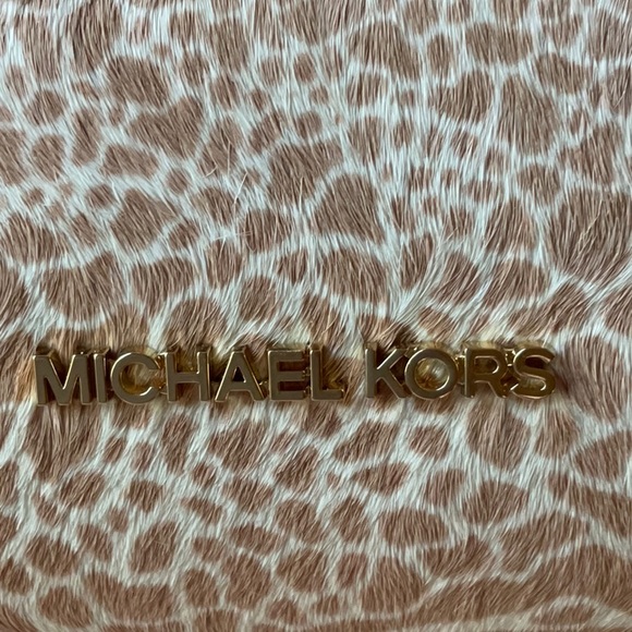 🦒 MICHAEL KORS ANIMAL PRINT  HAMILTON BAG 🦒 NWT 🦒 - Picture 9 of 16